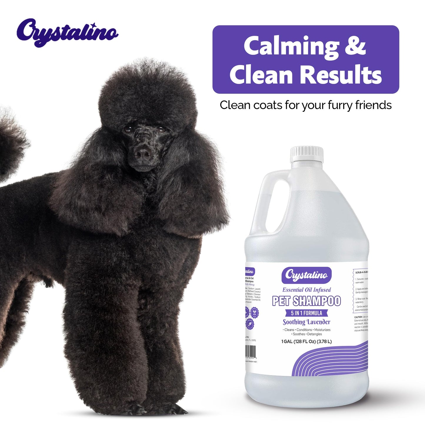 Crystalino 2-in-1 Shampoo for Dogs