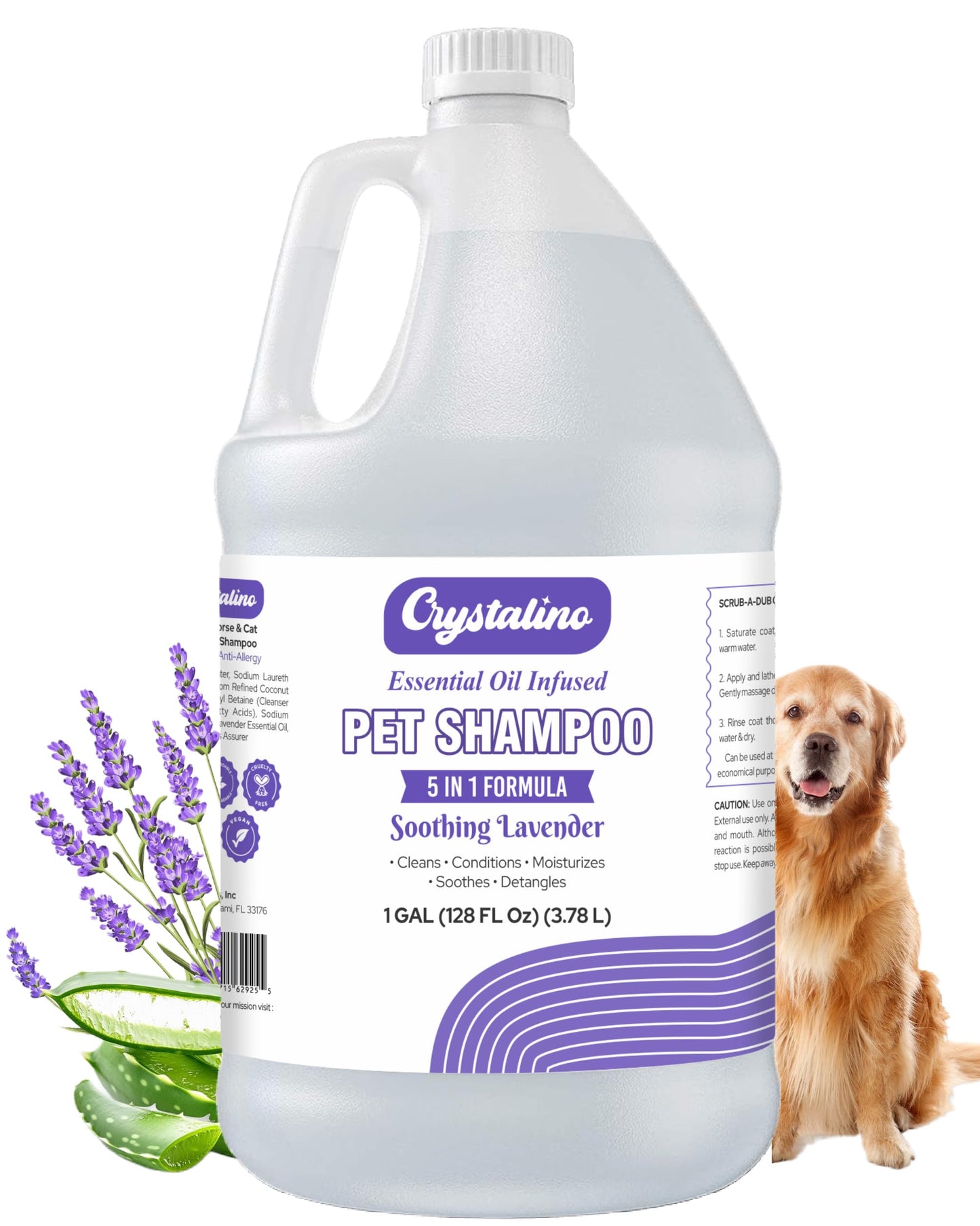 Crystalino 2-in-1 Shampoo for Dogs