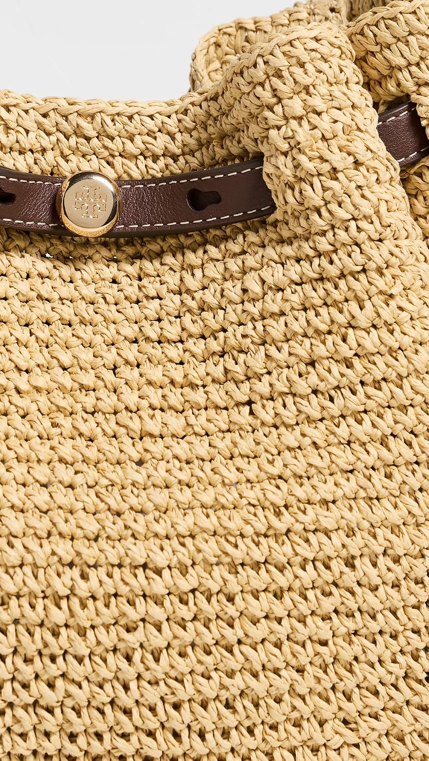Tory Burch Women's Romy Woven Bucket Bag