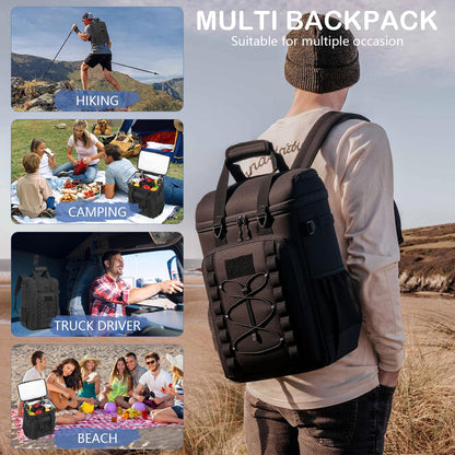 Tactical Cooler Backpack for Men, 42L Large Insulated Backpack for Travel