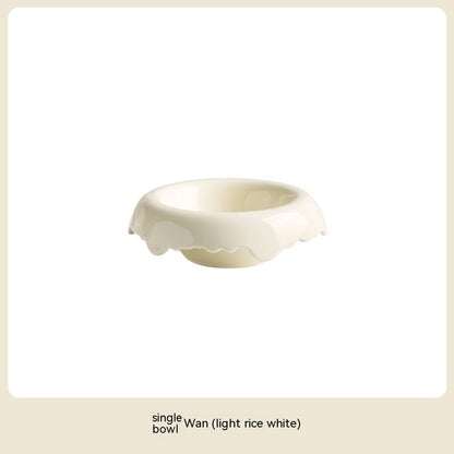 High Leg Ceramic Cat Food Bowl