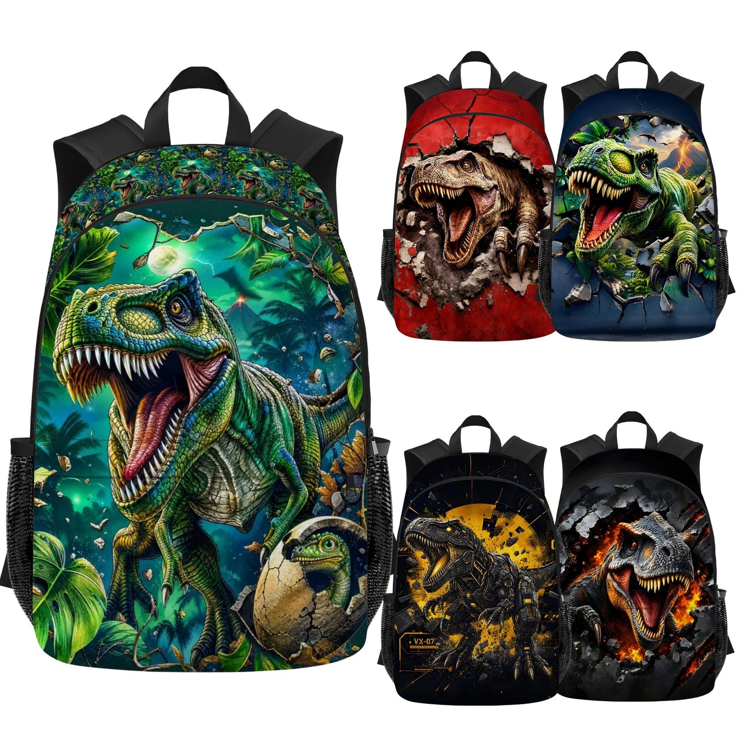 Purgmipth Custom Kids Backpack with Name for Boys Girls, Back to School 18" School Bag Sets with Lunch Bag
