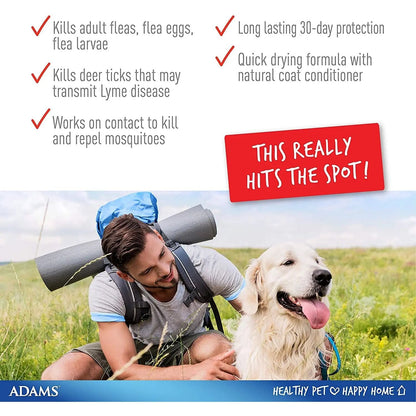 Adams Plus Flea and Tick Spot On for Small Dogs 5-14 lbs.