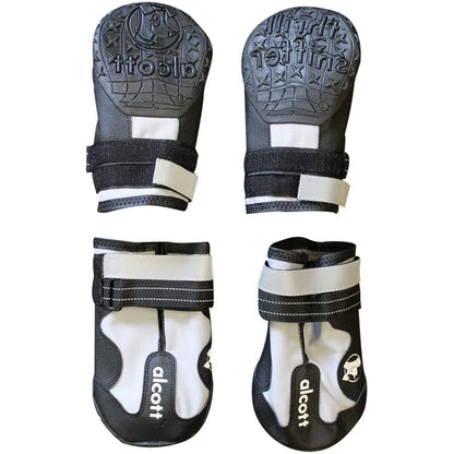 Alcott Explorer Adventure Dog Boots, Grey& Black Medium