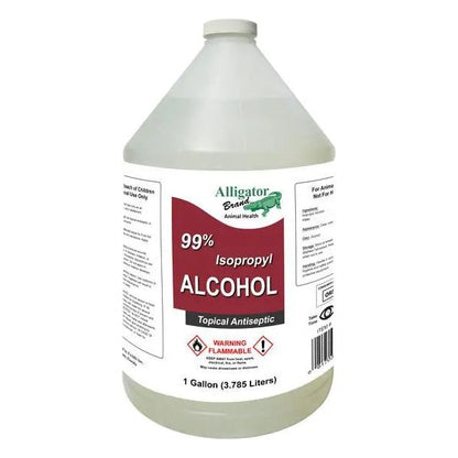 Alligator Brand 99% Isopropyl Rubbing Alcohol 1 Gallon Multi-Purpose