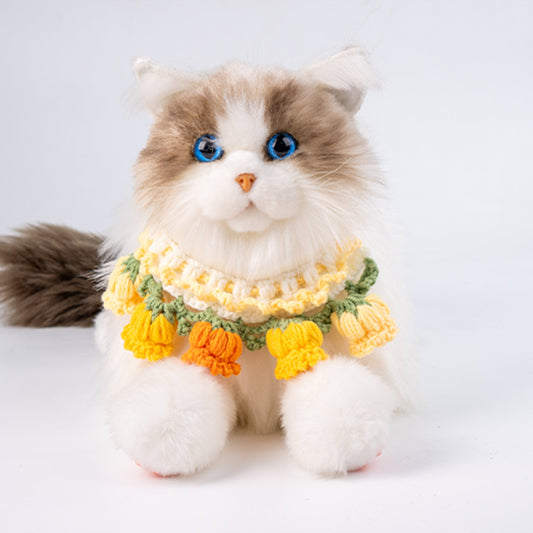 Bellflower Scarf-Kuning untuk Kucing Anjing & Hewan Peliharaan