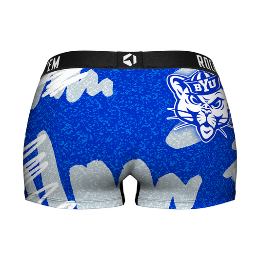 Women's Boy Shorts - BYU Cougars - Team Blast