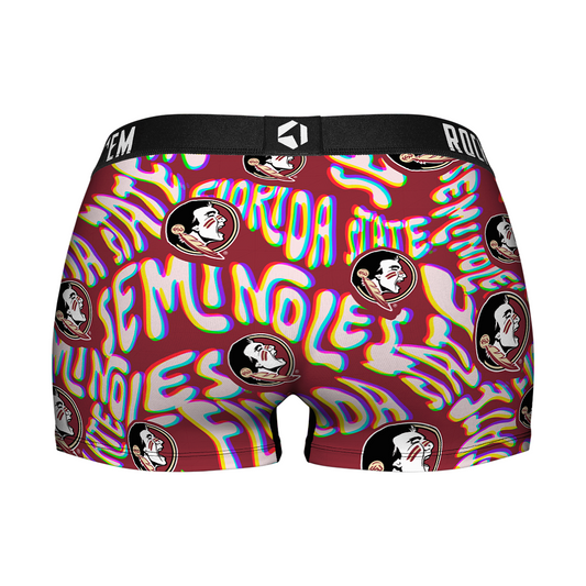 Women's Boy Shorts - Florida State Seminoles - Twisted Wordmark