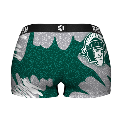 Women's Boy Shorts - Michigan State Spartans - Team Blast