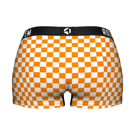 Women's Boy Shorts - Tennessee Volunteers - Full Checkerboard