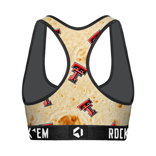 Women's Sports Bra - Texas Tech Red Raiders - Full Tortilla