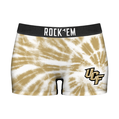 Women's Boy Shorts - UCF Knights - Team Tie Dye