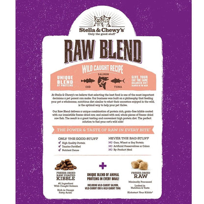 Stella & Chewy's Raw Blend Wild Caught Salmon Cat Food (2.5lbs)