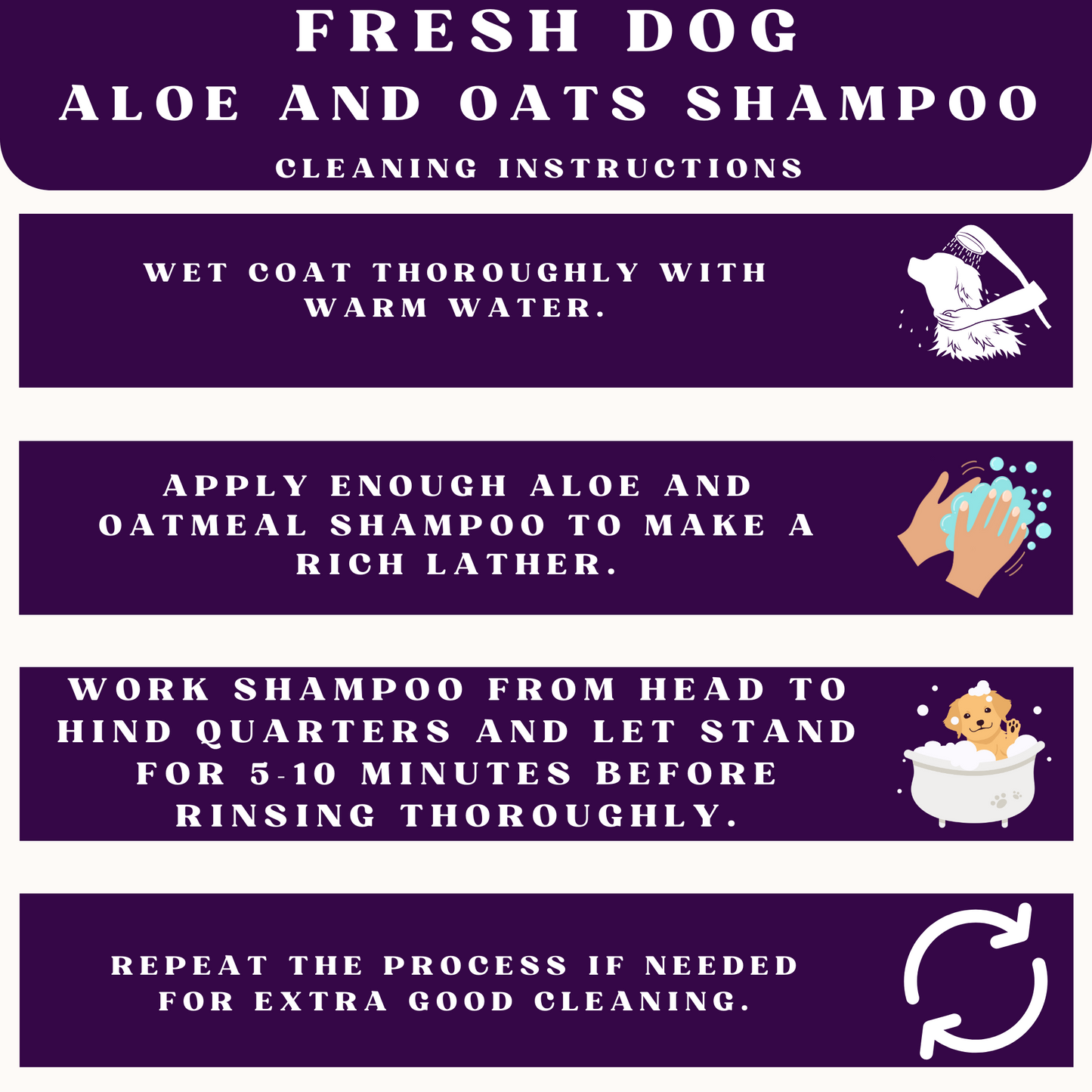 Sampo Anjing Piccardmeds4pets Aloe Oats 16oz + Sarung Tangan Grooming HandsOn Ukuran S Kit Lengkap
