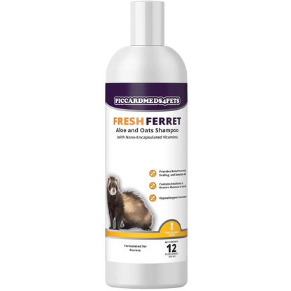 Piccardmeds4pets Ferret Aloe Oats Shampoo + Marshall Leisure Lounge Hammock Combo Set