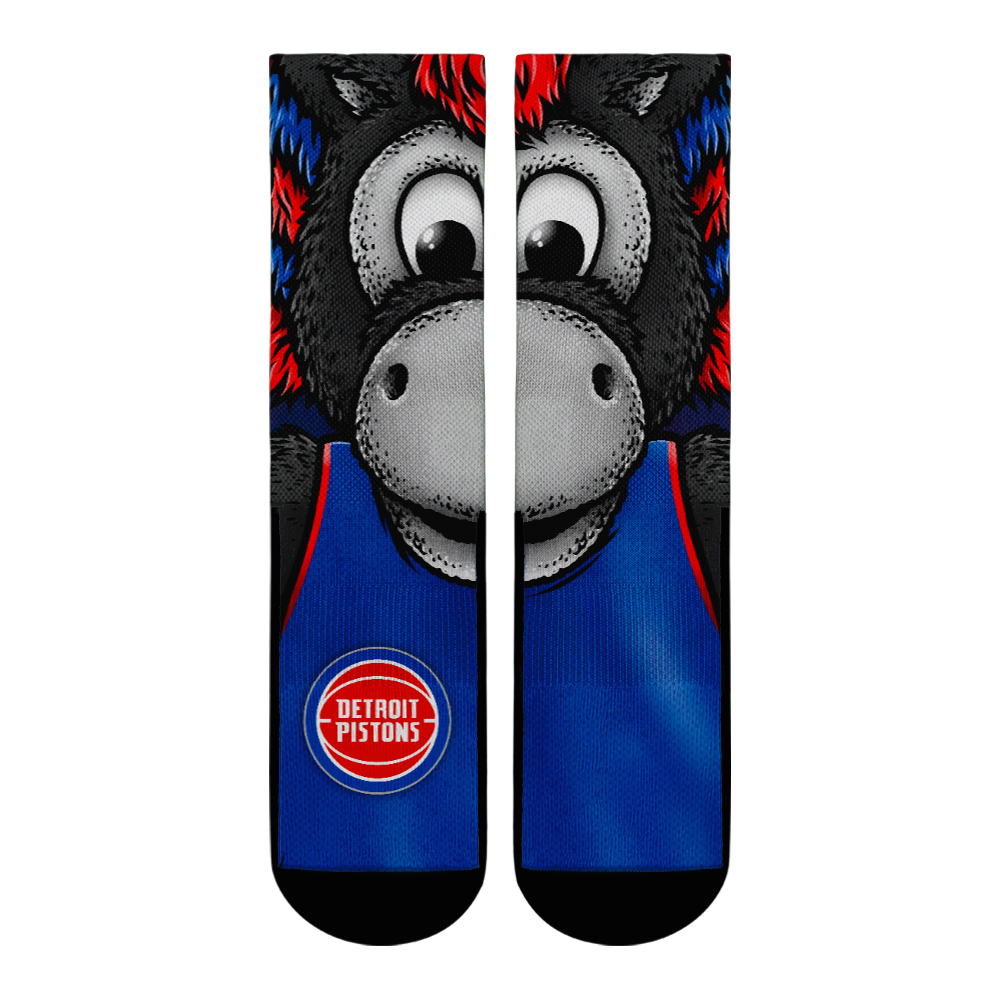 Detroit Pistons - Split Face Mascot