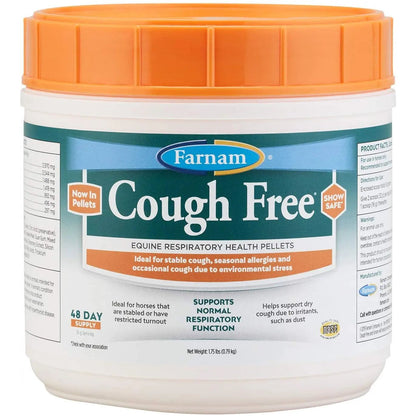 Farnam Cough Free Pellets for Horses Respiratory Support 1.75 lb.
