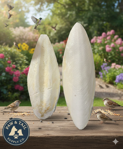 Cuttlebone Calcium Combo Pack 6” Natural Calcium for Birds & Reptiles