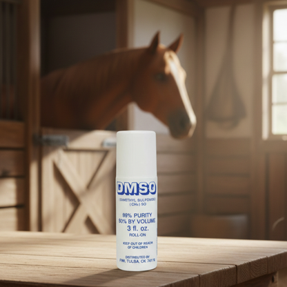 DMSO Roll On Dimethyl Sulfoxide 99% Solvent Roll-On Applicator 3 oz.