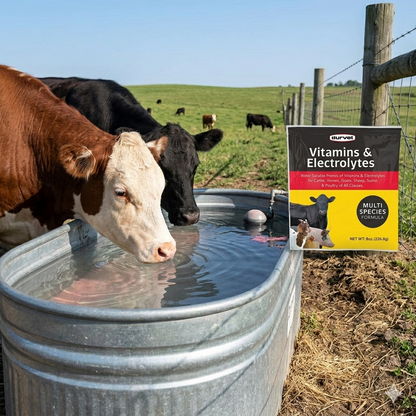 Durvet Vitamins & Electrolytes for Poultry Livestock Horses 8 oz.
