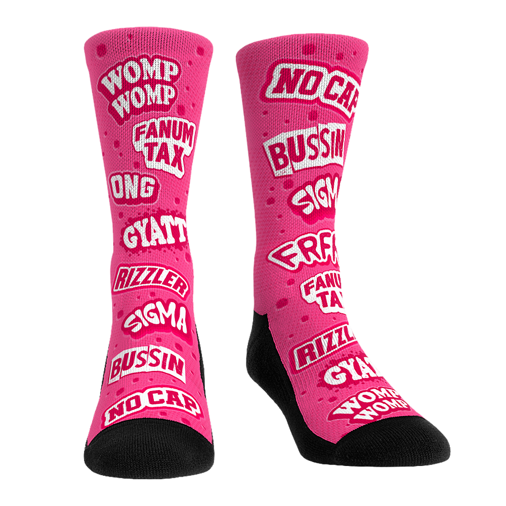 Gen Alpha Slang - All-Over (Pink)