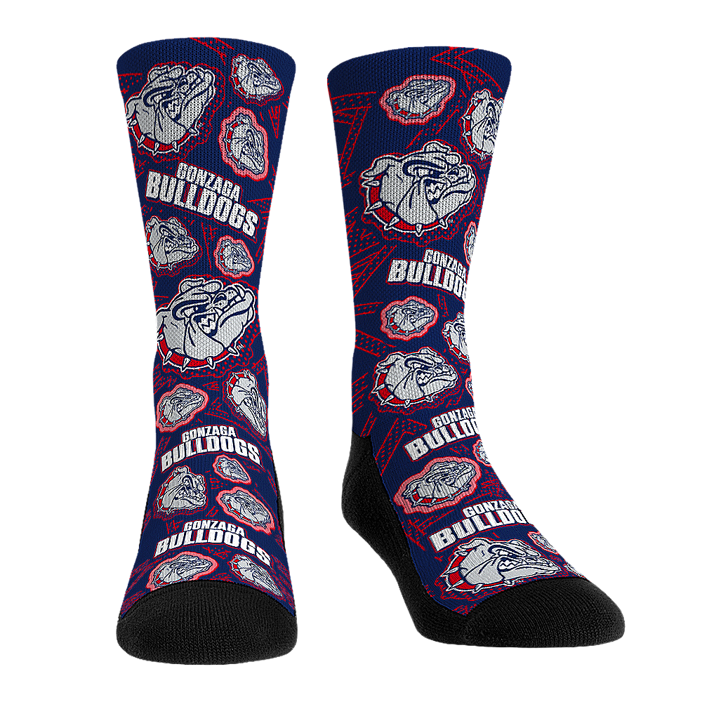 Gonzaga Bulldogs - تصميم "ميكرودوت" على كامل القميص