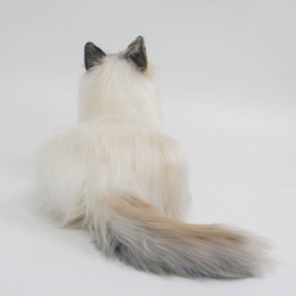 Plush Dog Stuffed Animal Brown Hair Cat with Blue Eyes Order to Make