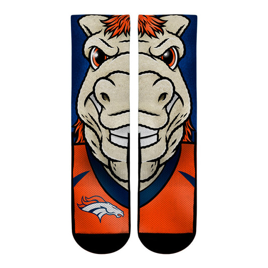 Denver Broncos - Split Face Mascot