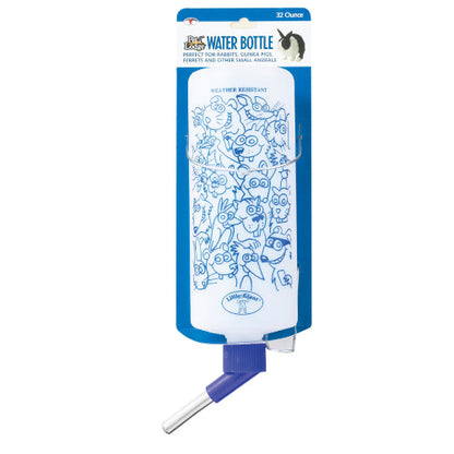 Pet Lodge Small Animal Water Opaque Plastic Bottle No-Leak Dispenser 32oz