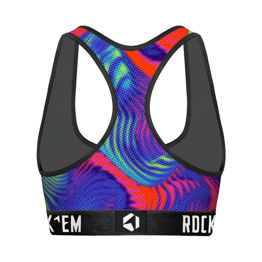 Women's Sports Bra - Rainbow Trips