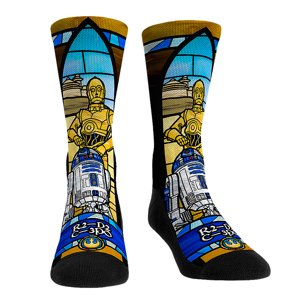 R2-D2 و C-3PO – زجاج معشق