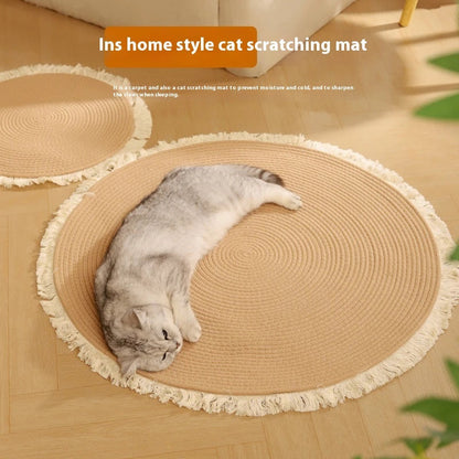 Wear-resistant Scratch-resistant Pad Integrated Cat Nest Cat Cotton String Mattress