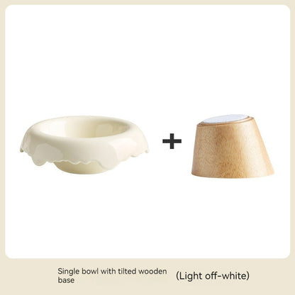 High Leg Ceramic Cat Food Bowl