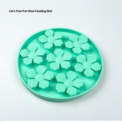 Pet Licking Pad Snack Pad Dog Tableware Suction Cup Silicone Food Bowl