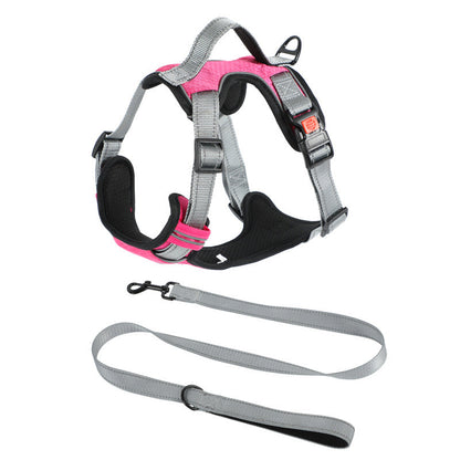 Dog Hand Holding Rope Vest Dog Chest Strap