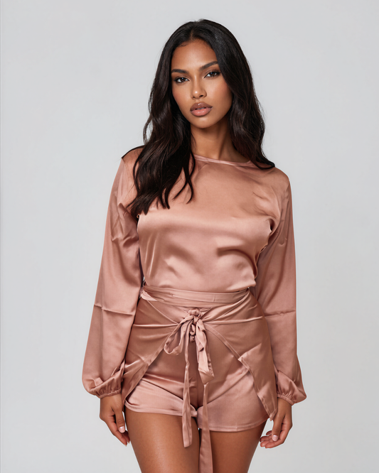 Belle Blouse - Satin