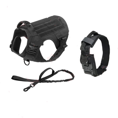 Tactical Dog Vest For Medium To Large Pets Quick-release Design Ideal For Training And Outdoor Use With Big Dogs