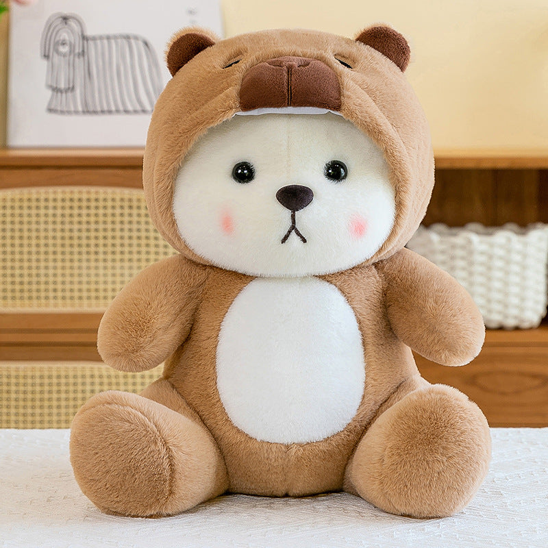Colorful And Cute Strawberry Bear Plush Doll