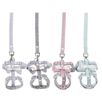 Bow Cat Pulling Rope Anti Breaking Loose Adjustable