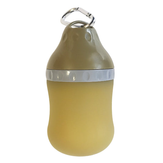 Botol Minum Anjing Silikon untuk Bepergian – Anti Bocor, Portabel & Dapat Dilipat – Hijau/470ml