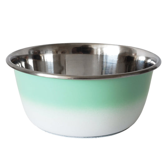 Mangkuk Anjing Dalam – Mangkuk Baja Tahan Karat, Ideal untuk Anjing Kecil, Sedang & Besar – Hijau Mint