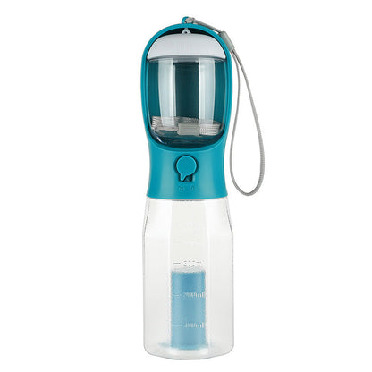 Pet Dog Three-in-one Portable Garbage Bag Filter Multifunctional Water Cup