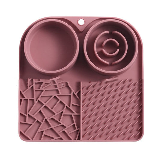 Silicone Pet Slow Food Mat Strong Suction Cup