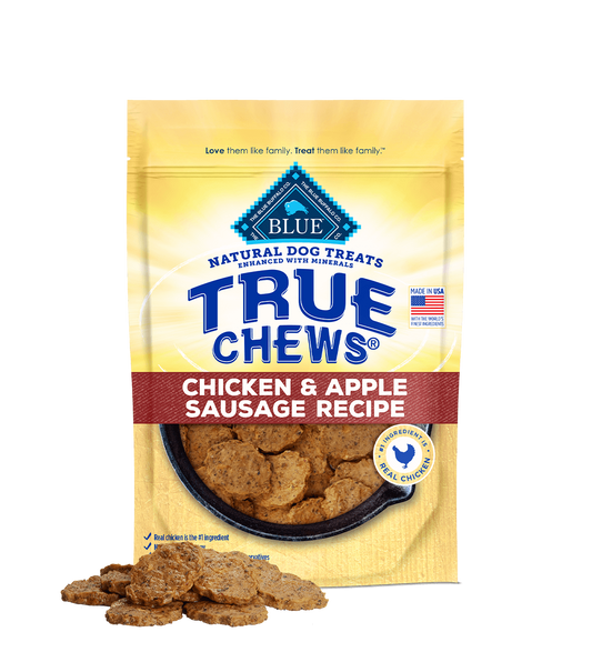 Blue Buffalo True Chews Chicken and Apple Sosis Anjing (12oz)