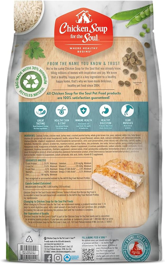 Chicken Soup Adult Chicken, Turkey and Brown Rice Dog Food