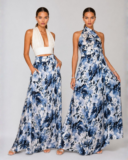 Show Skirt - Sapphire Bloom