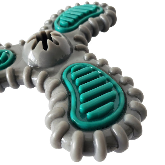 TPR Dental Spinner Dog Chew Toy – Mainan Kunyah Anjing untuk Perawatan Gigi Tahan Lama dan Menyenangkan bagi Pengunyah Ringan hingga Sedang
