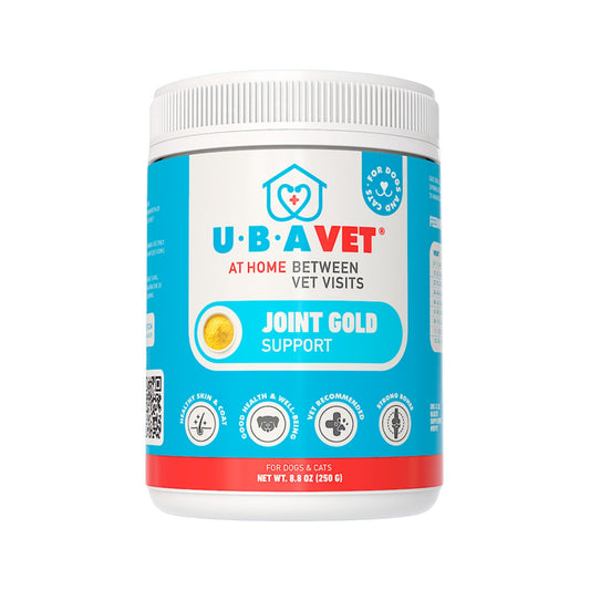 UBAVET Joint Gold Support Powder untuk Anjing & Kucing – 8,8 ons / 250 g