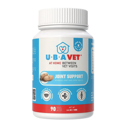 UBAVET Joint Support Suplemen Kunyah Perawatan Sendi Tingkat Lanjut untuk Anjing & Kucing